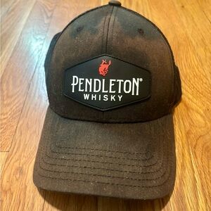 Pendleton Whisky Brown and Black Distressed Cap